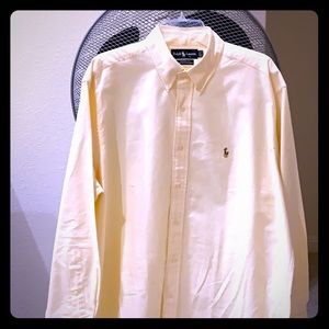 CLASSIC POLO BUTTON UP OXFORD LARGE LIKE NEW